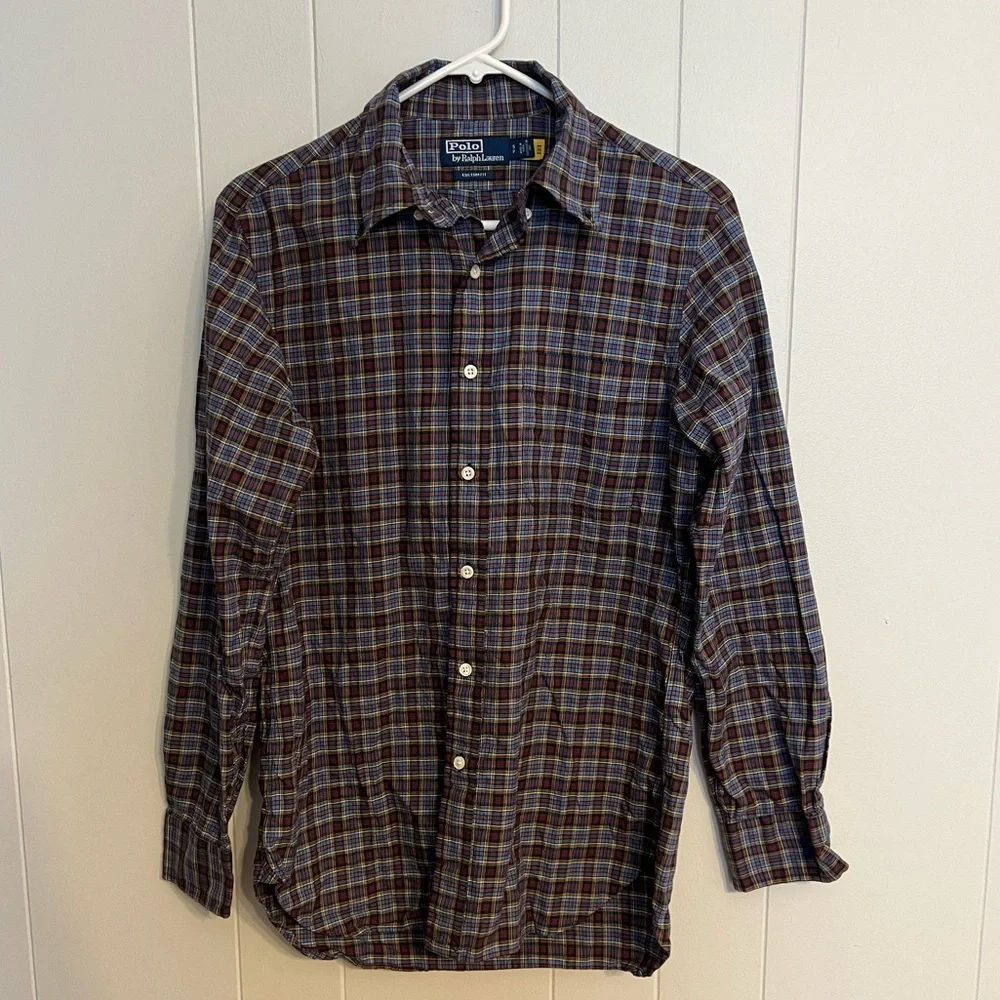 Polo Ralph Lauren, long sleeve‎ plaid button-down size S
